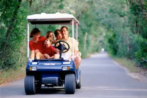 Golf cart maintenance